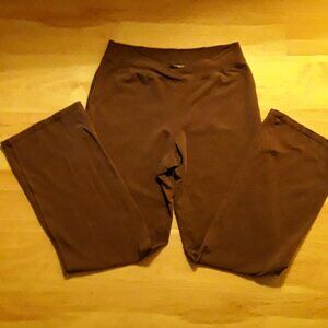 Women's brown cotton pants, size M